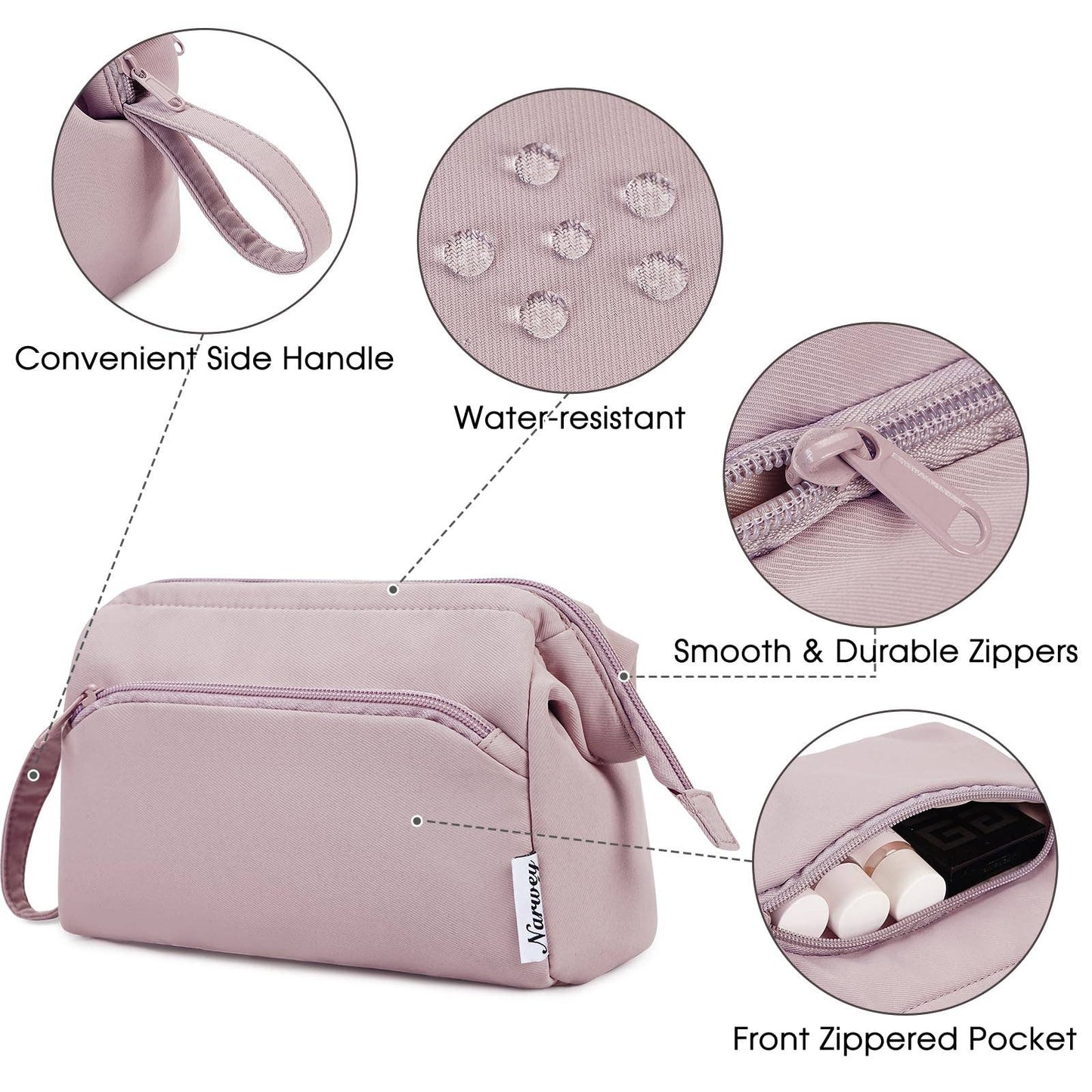 Checkered Toiletry Bag