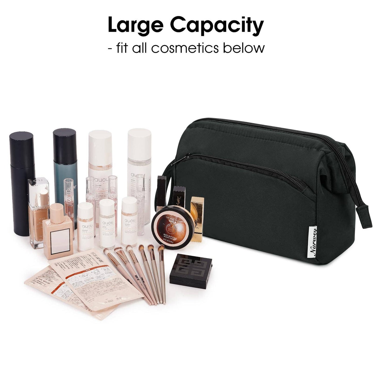 Checkered Toiletry Bag