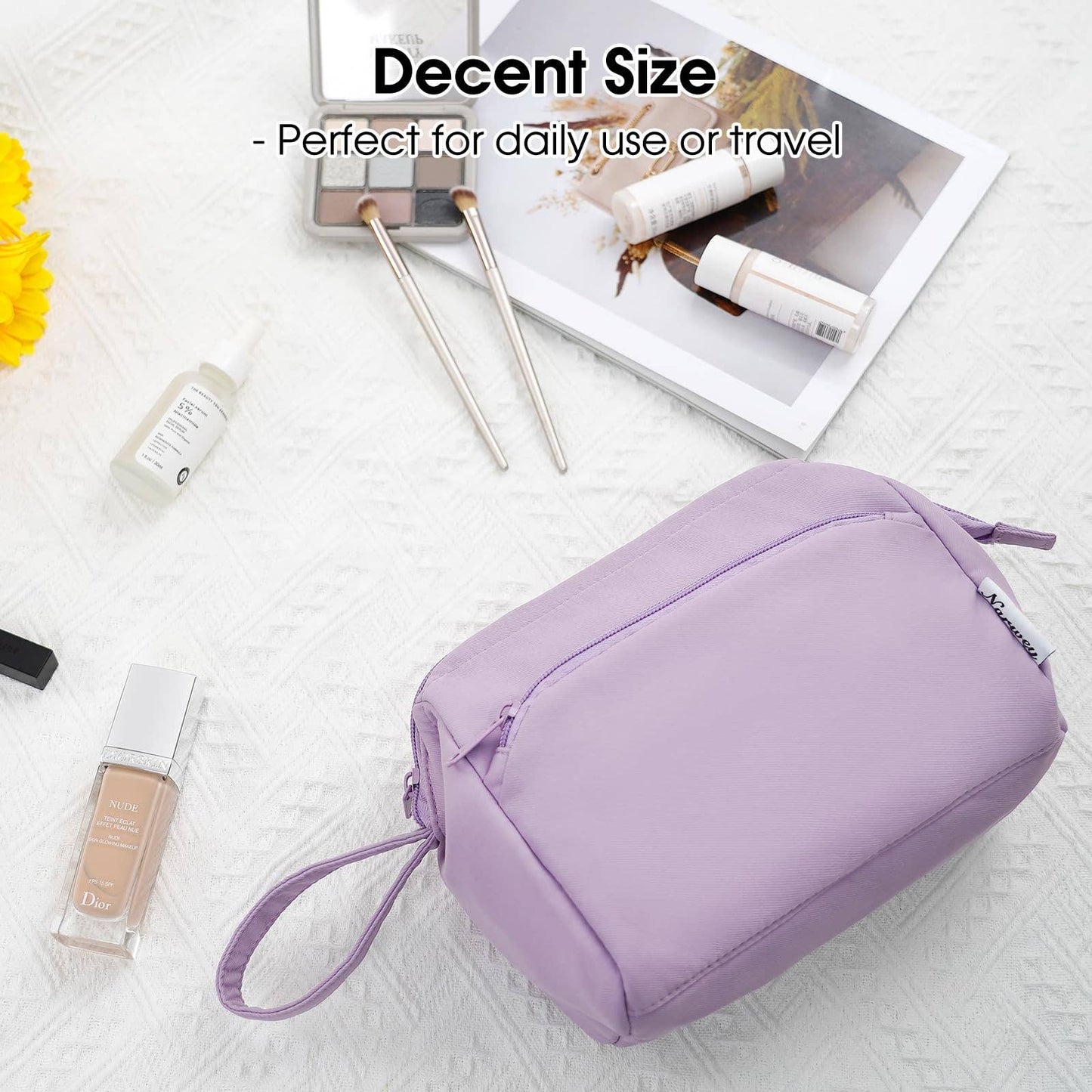 Checkered Toiletry Bag