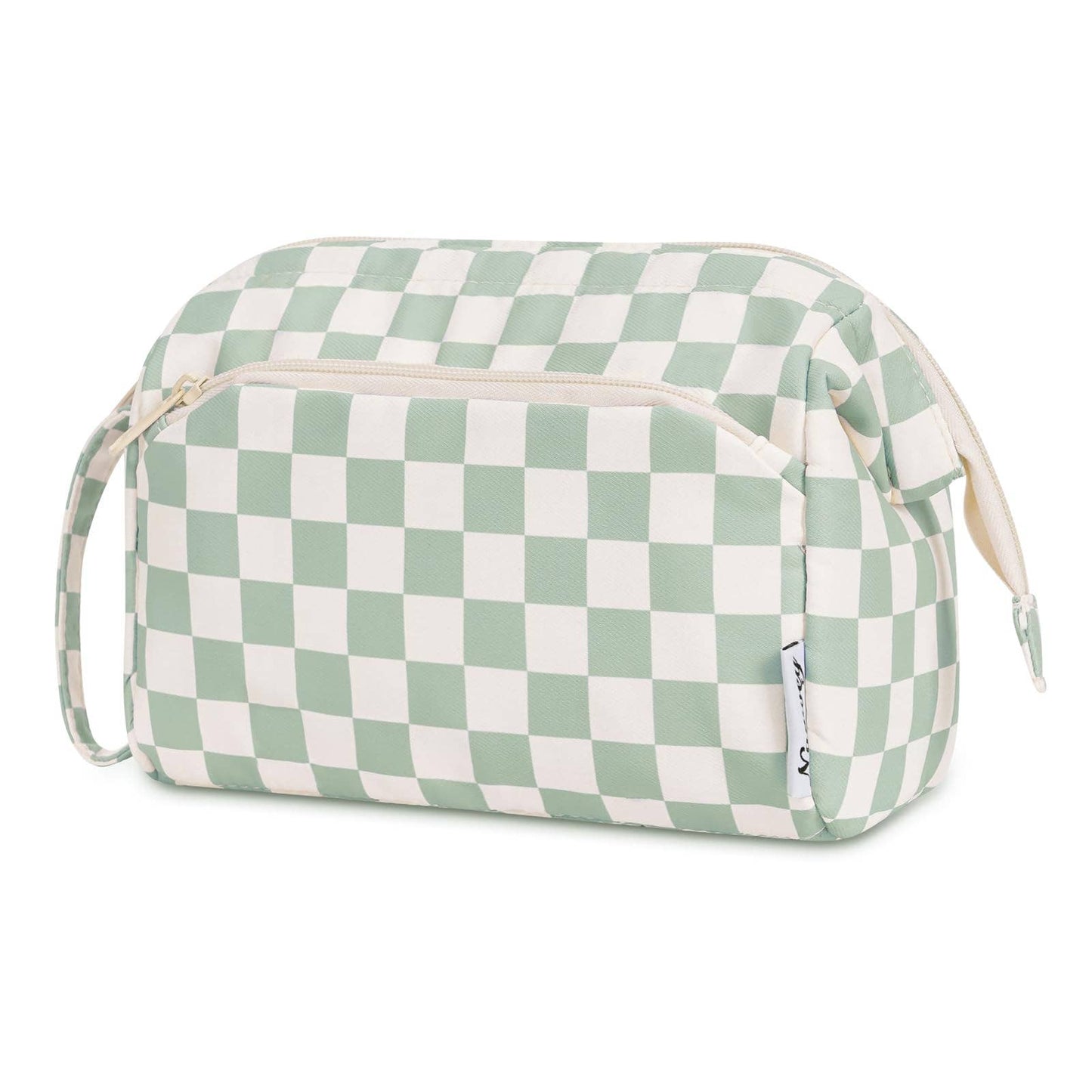 Checkered Toiletry Bag