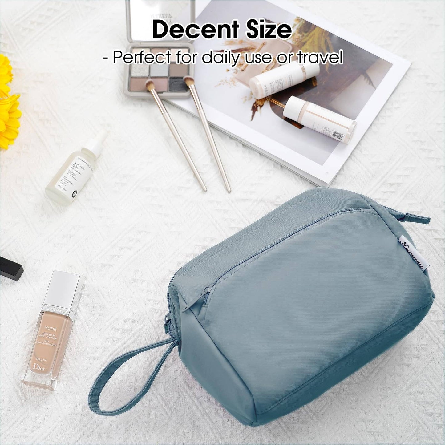 Checkered Toiletry Bag