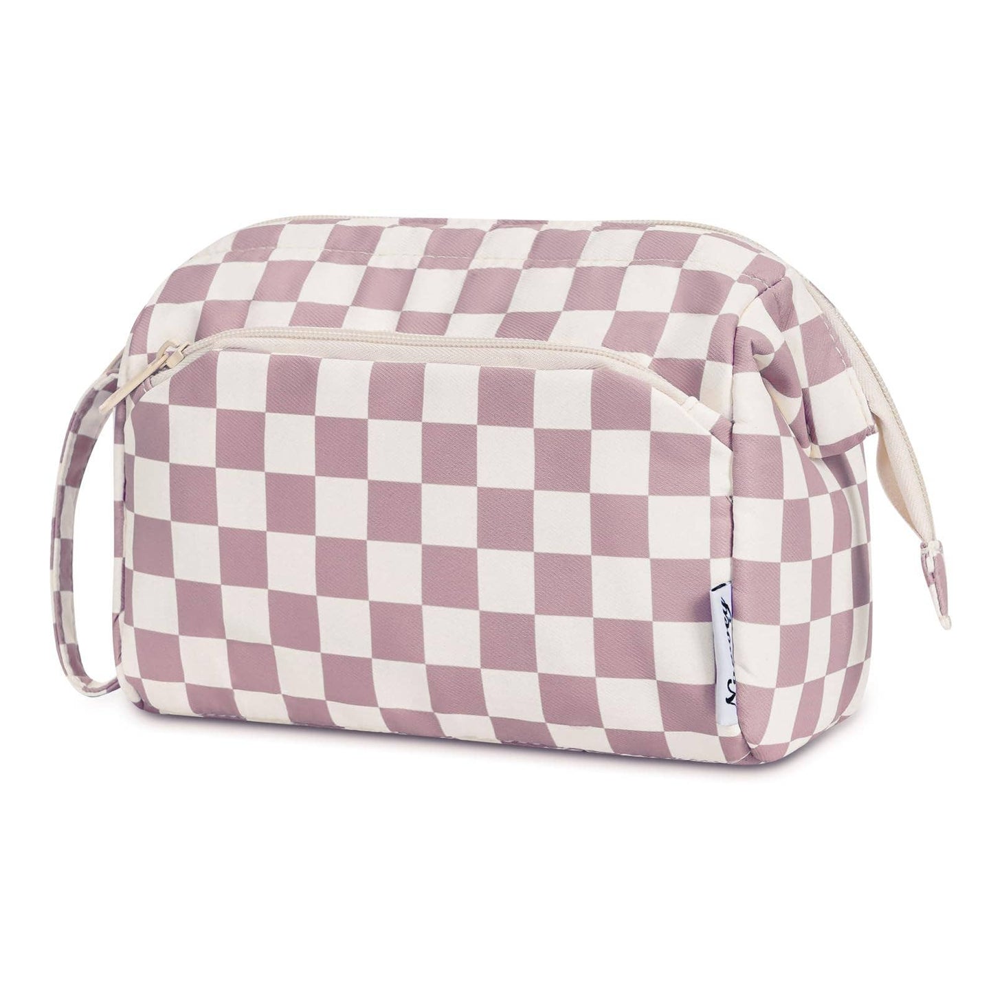 Checkered Toiletry Bag