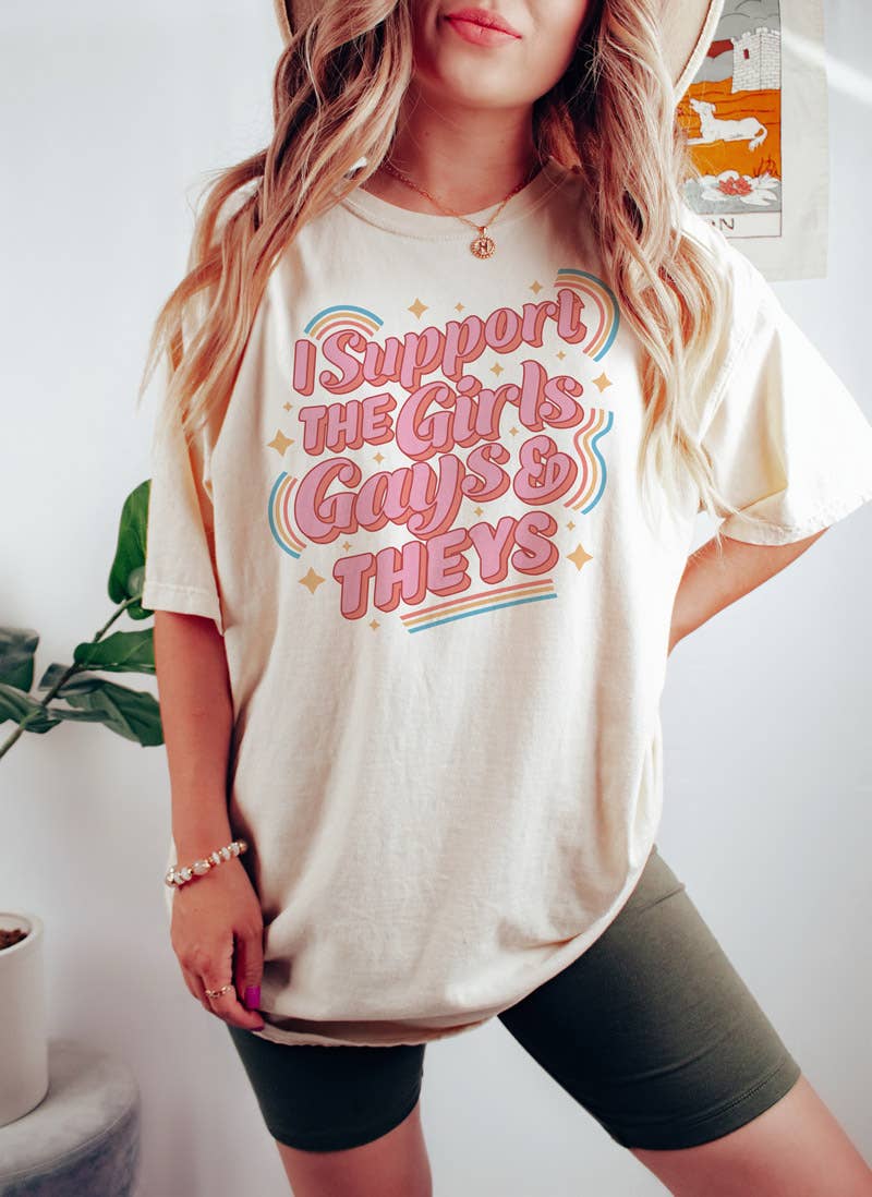 SALE Yellow "I Support" Tee