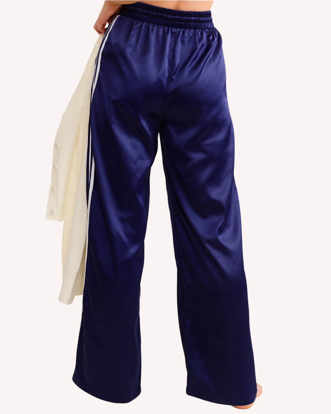 Satin Track Pants