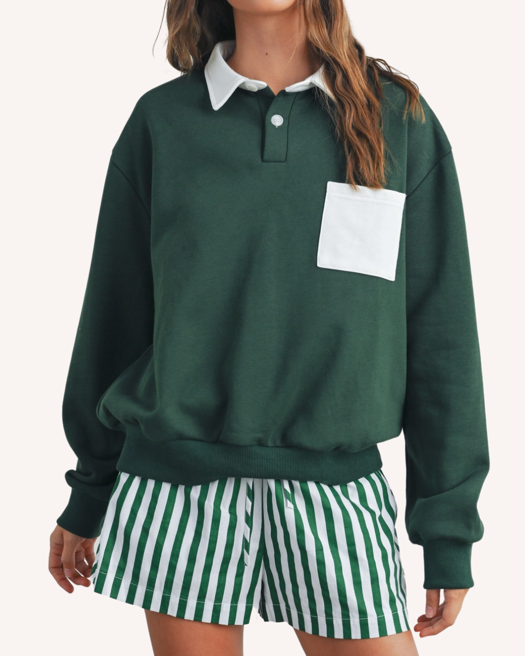SALE Polo Sweatshirt