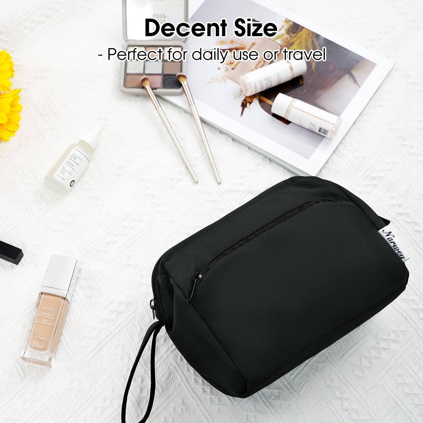 Checkered Toiletry Bag