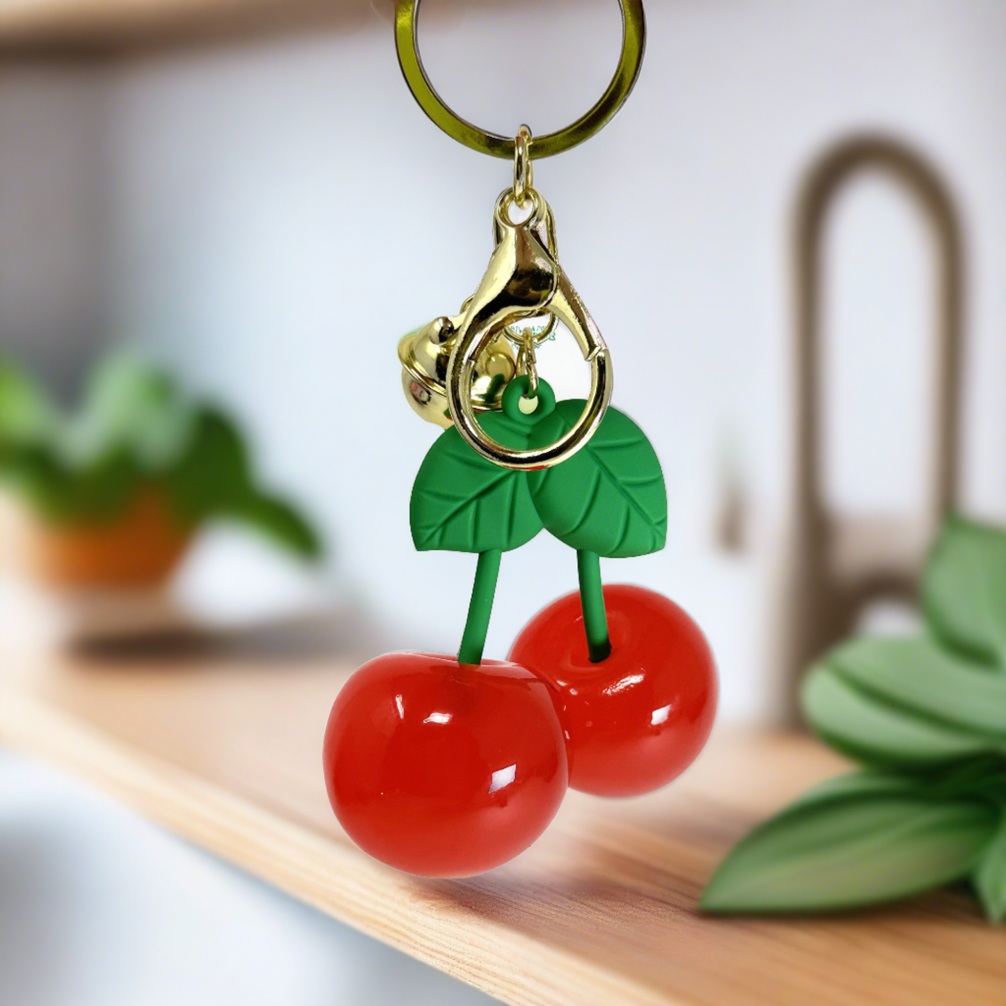 Cherries Keychain