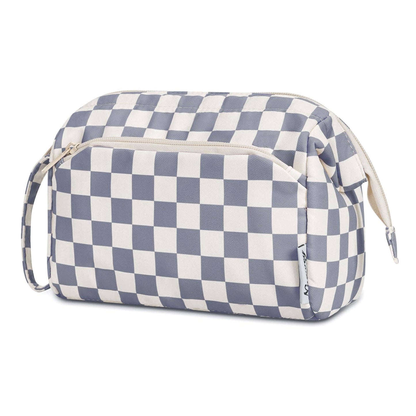 Checkered Toiletry Bag