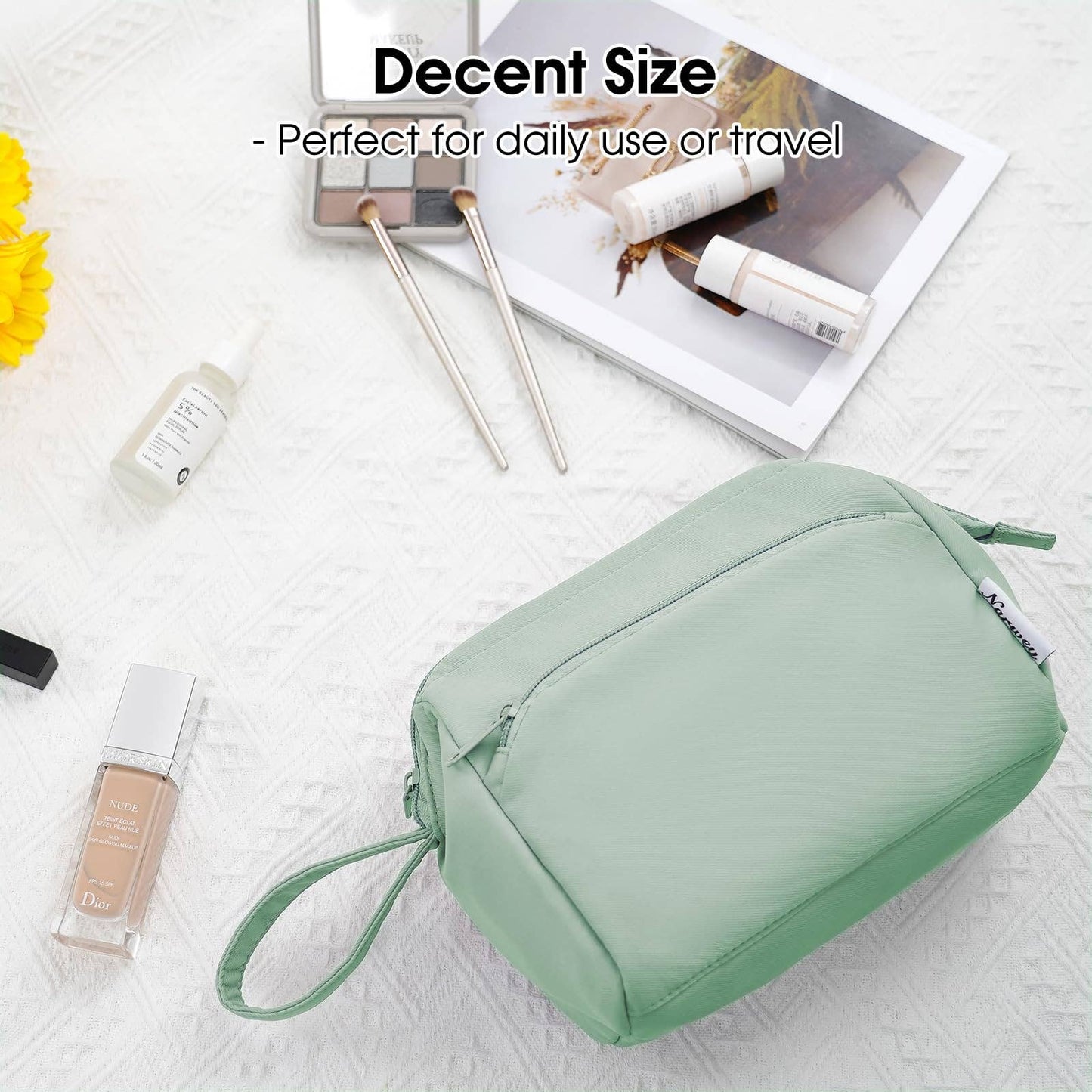Checkered Toiletry Bag