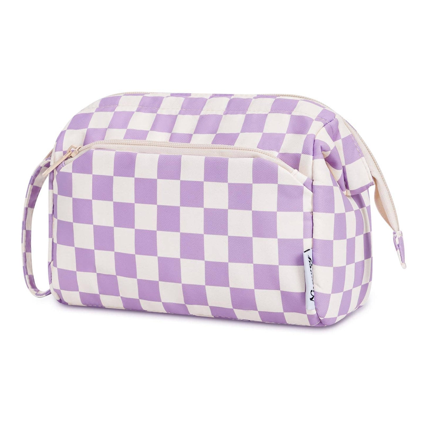 Checkered Toiletry Bag