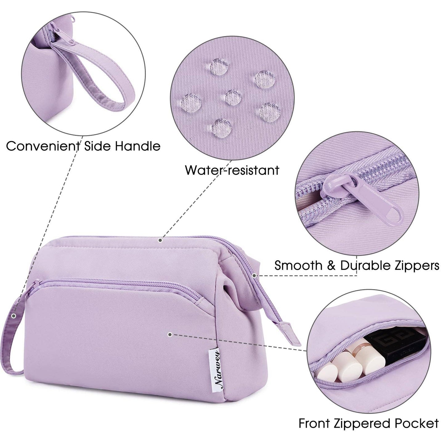 Checkered Toiletry Bag